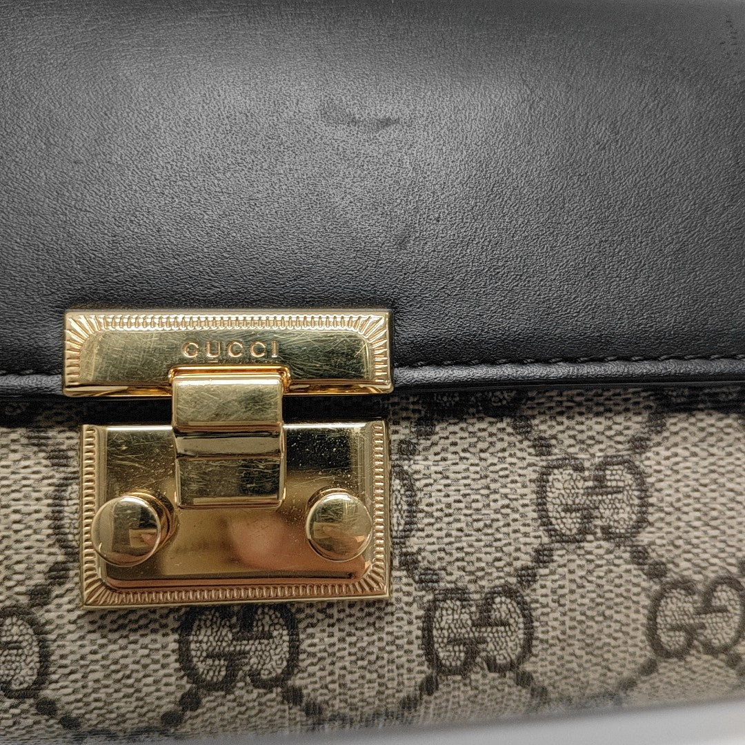 Lona recubierta Monogram Candado Beige