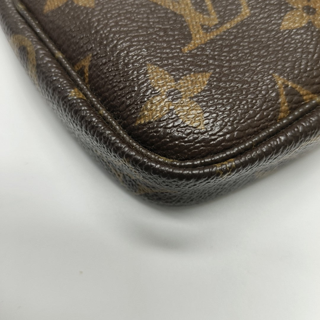 ACCESSOIRES Mini Monogram Coated Canvas Brown