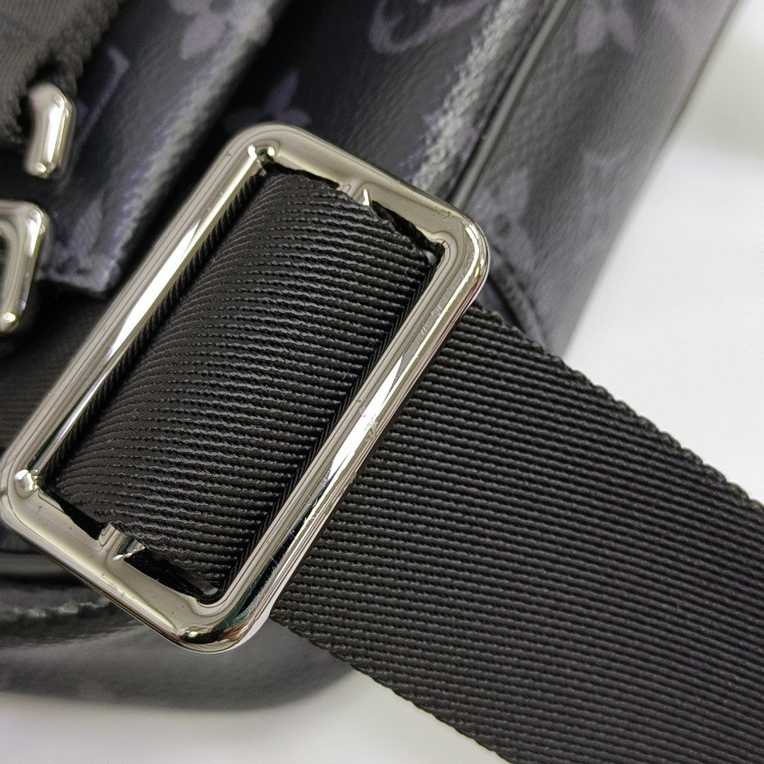 EXPLORER Monogram Coated Canvas Black
