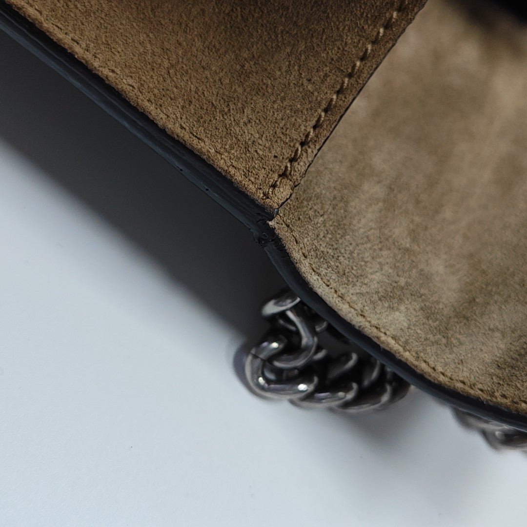 Dionysus Mini Monogram Coated Canvas Beige