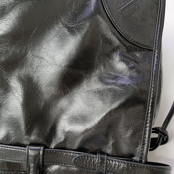 Bonnie Large Calfskin Black