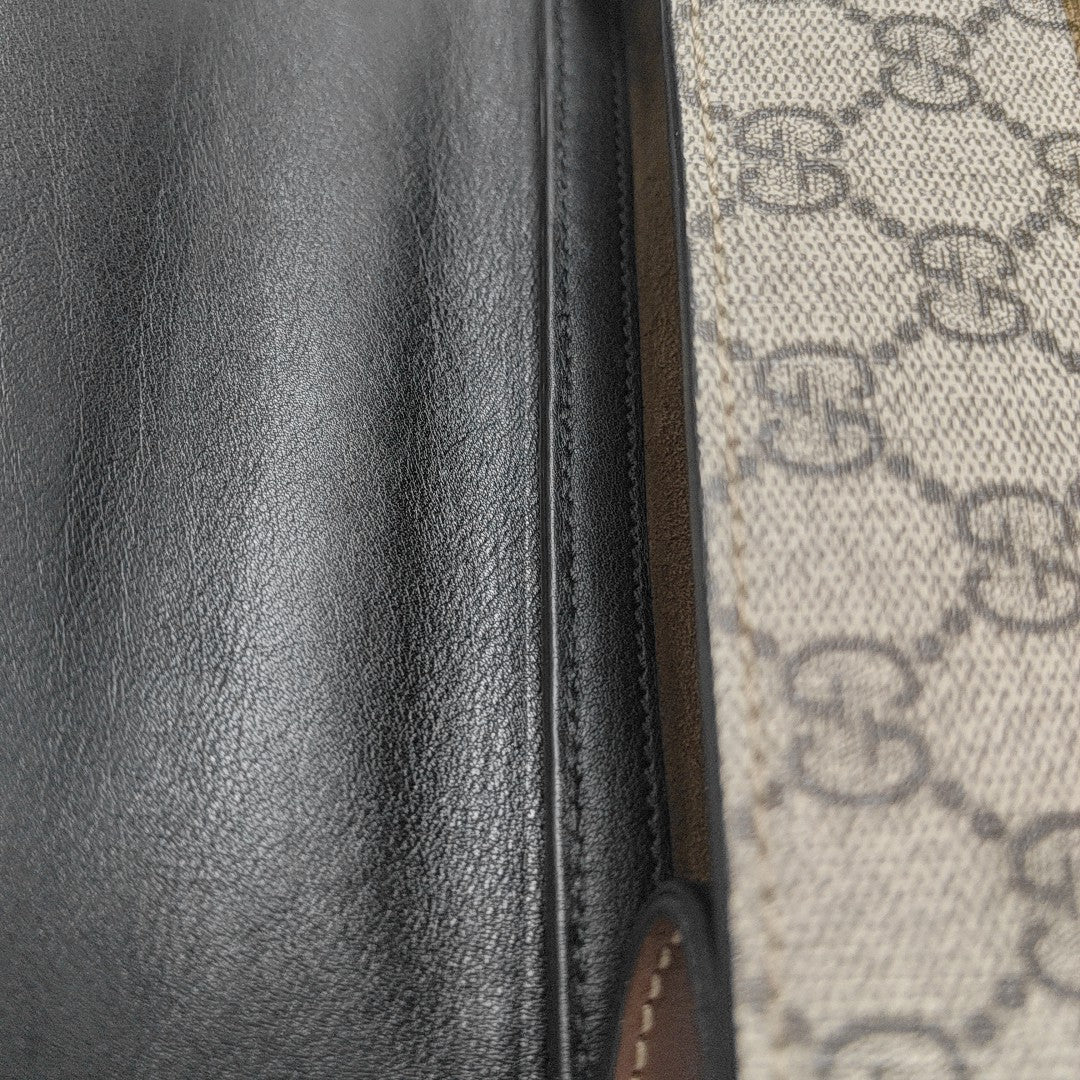 Padlock Mini Monogram Coated Canvas Beige