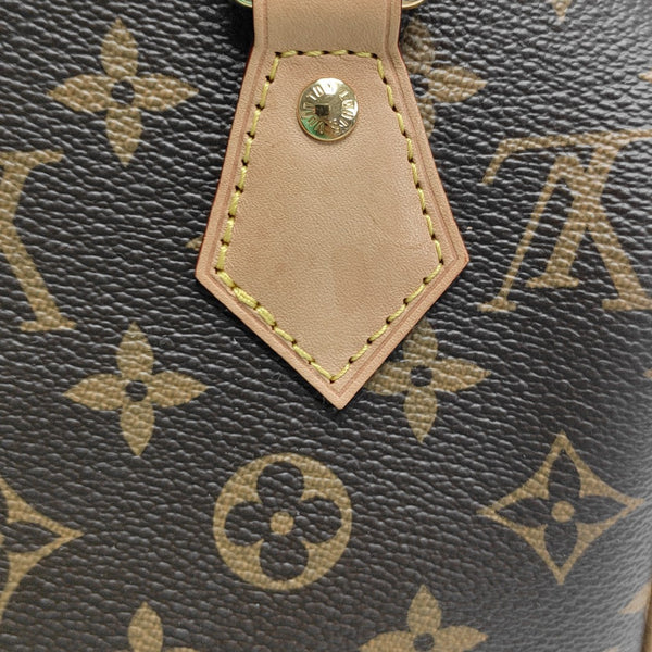 SPEEDY 20 Monogram Coated Canvas Brown