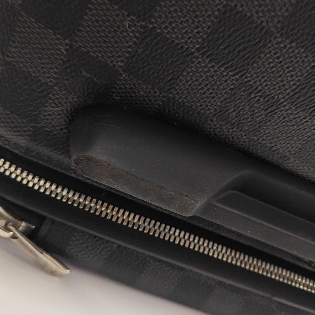PEGASE 55 Damier Graphite Coated Canvas Gray