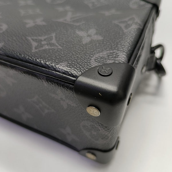 SOFT TRUNK Mini Monogram Coated Canvas Black