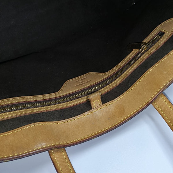 WILSHIRE PM Monogram Coated Canvas Brown