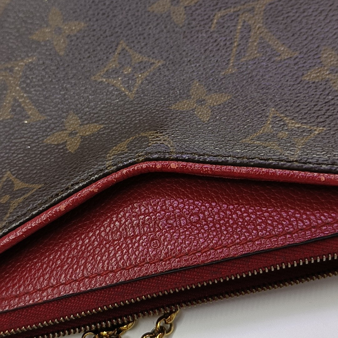PALLAS BB Monogram Coated Canvas Brown
