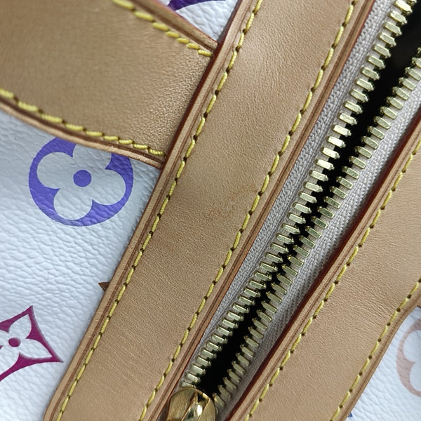 LV × TM CLAUDIA Monogram Coated Canvas White