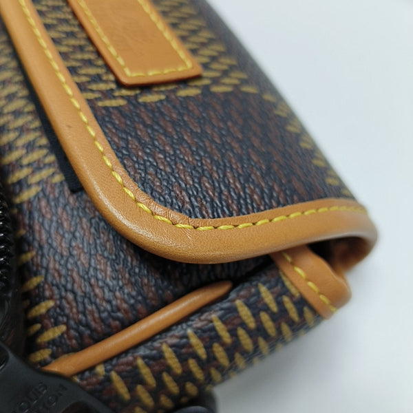 AMAZON Nano Damier Ebene Coated Canvas Brown