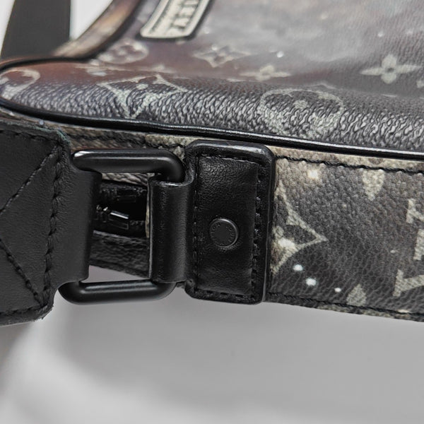 ALPHA Monogram Coated Canvas Gray