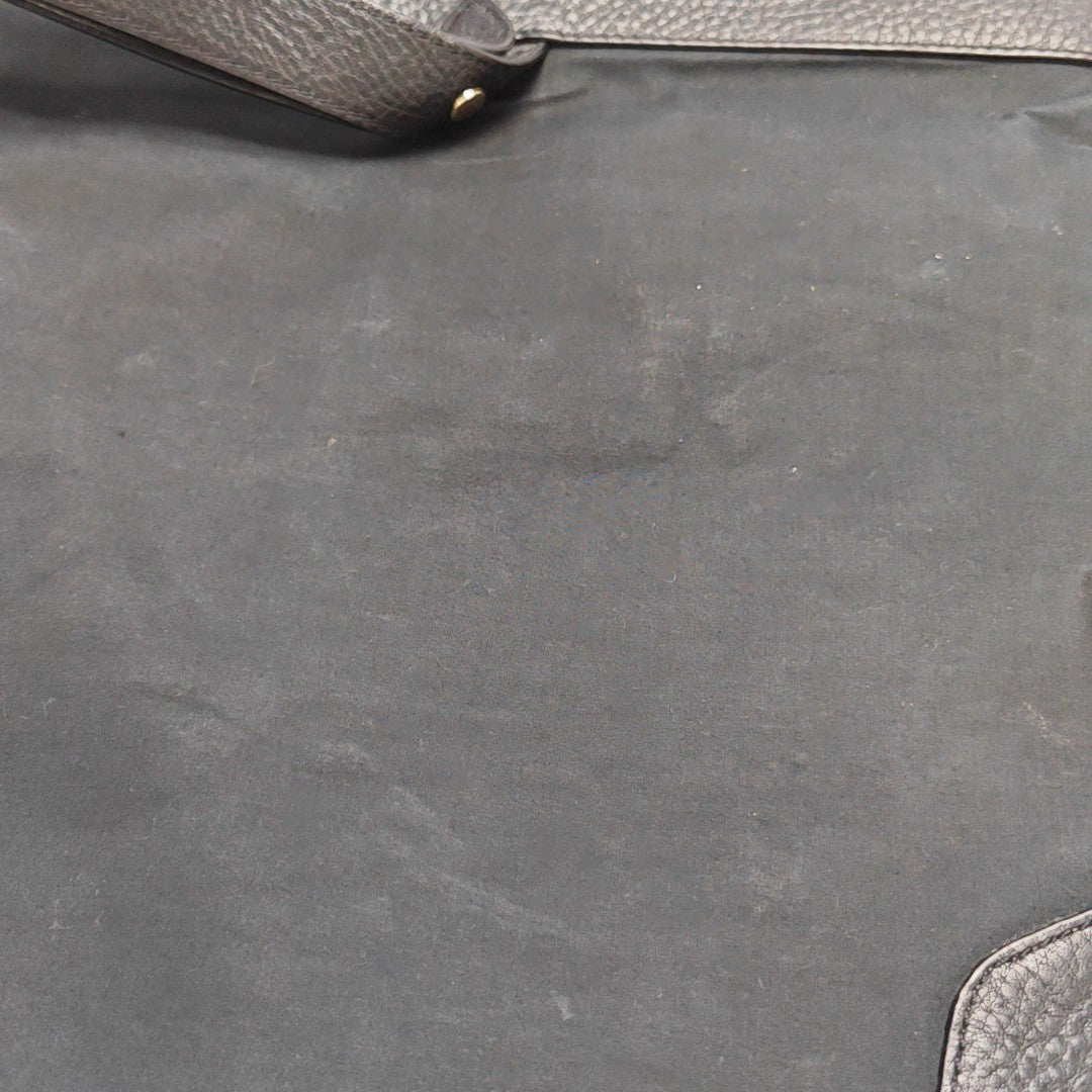 Canvas Top Handle Bag Black