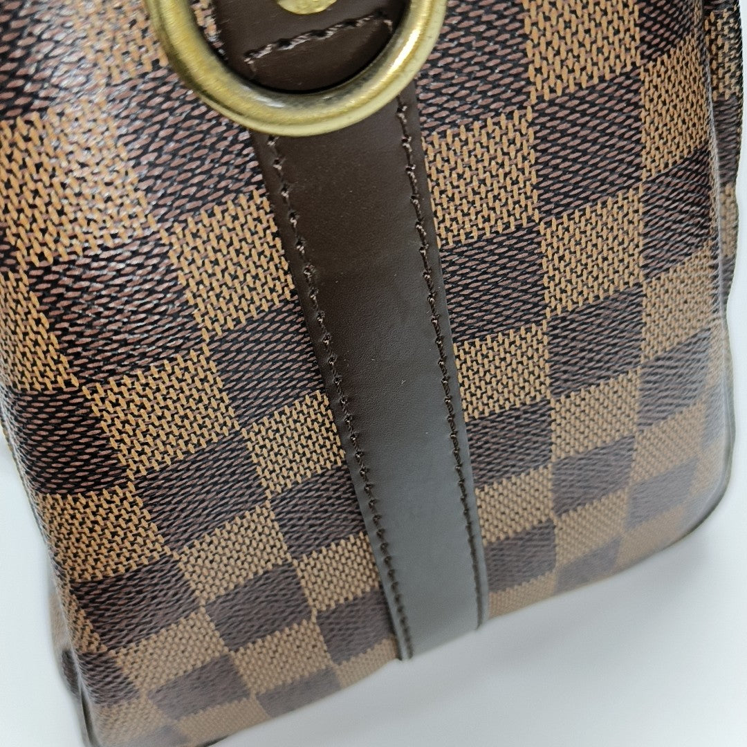 SPEEDY 25 Lona revestida Damier Ebene Marrón