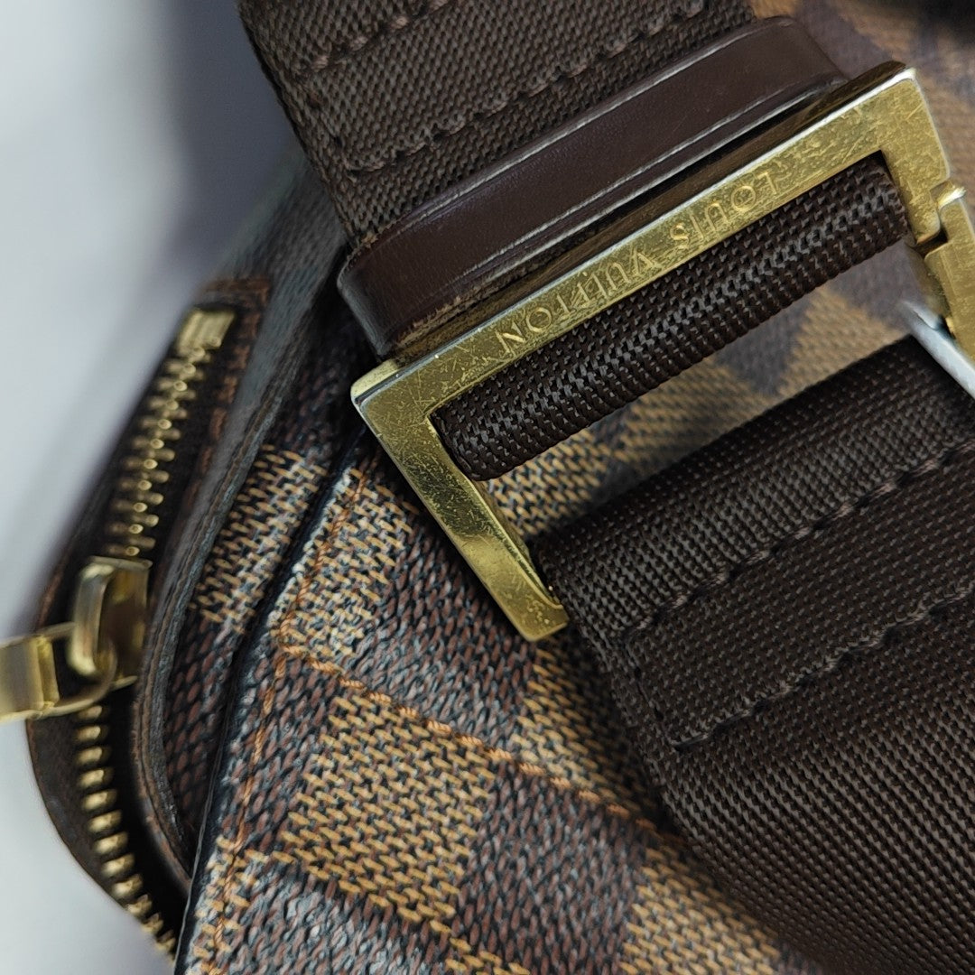 GÉRONIMOS Damier Ebene Coated Canvas Brown
