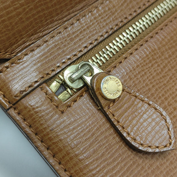 Calfskin Clutch Brown