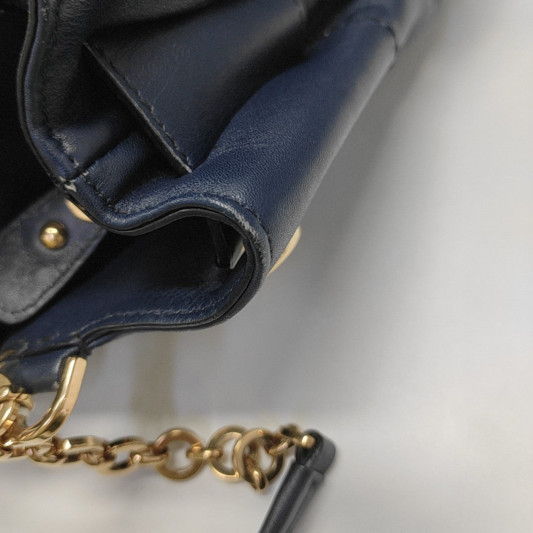 Calfskin Tote Bag Blue