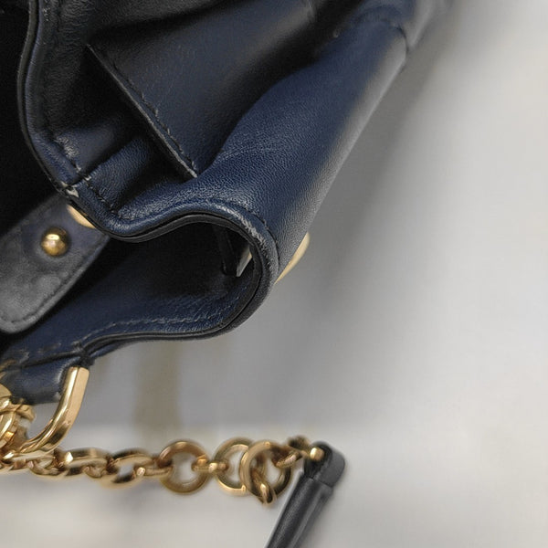 Calfskin Tote Bag Blue