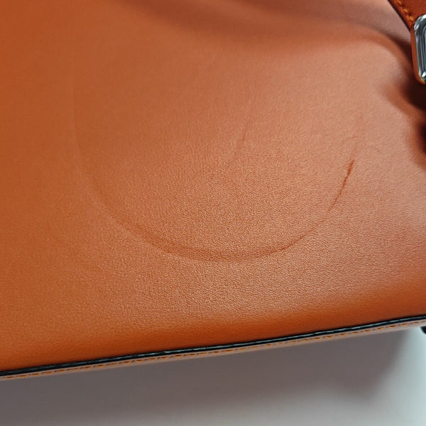 Goya Small Calfskin Orange