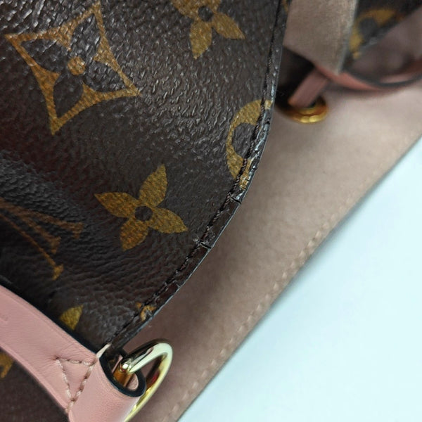 NÉONOÉ MM Monogram Coated Canvas Brown