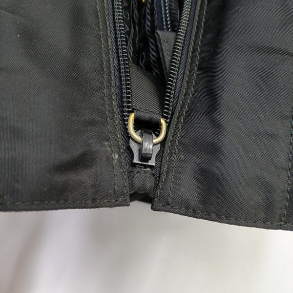 Bolso bandolera de nailon, nailon negro