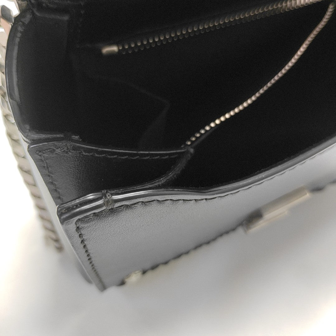 Calfskin Shoulder Bag Black