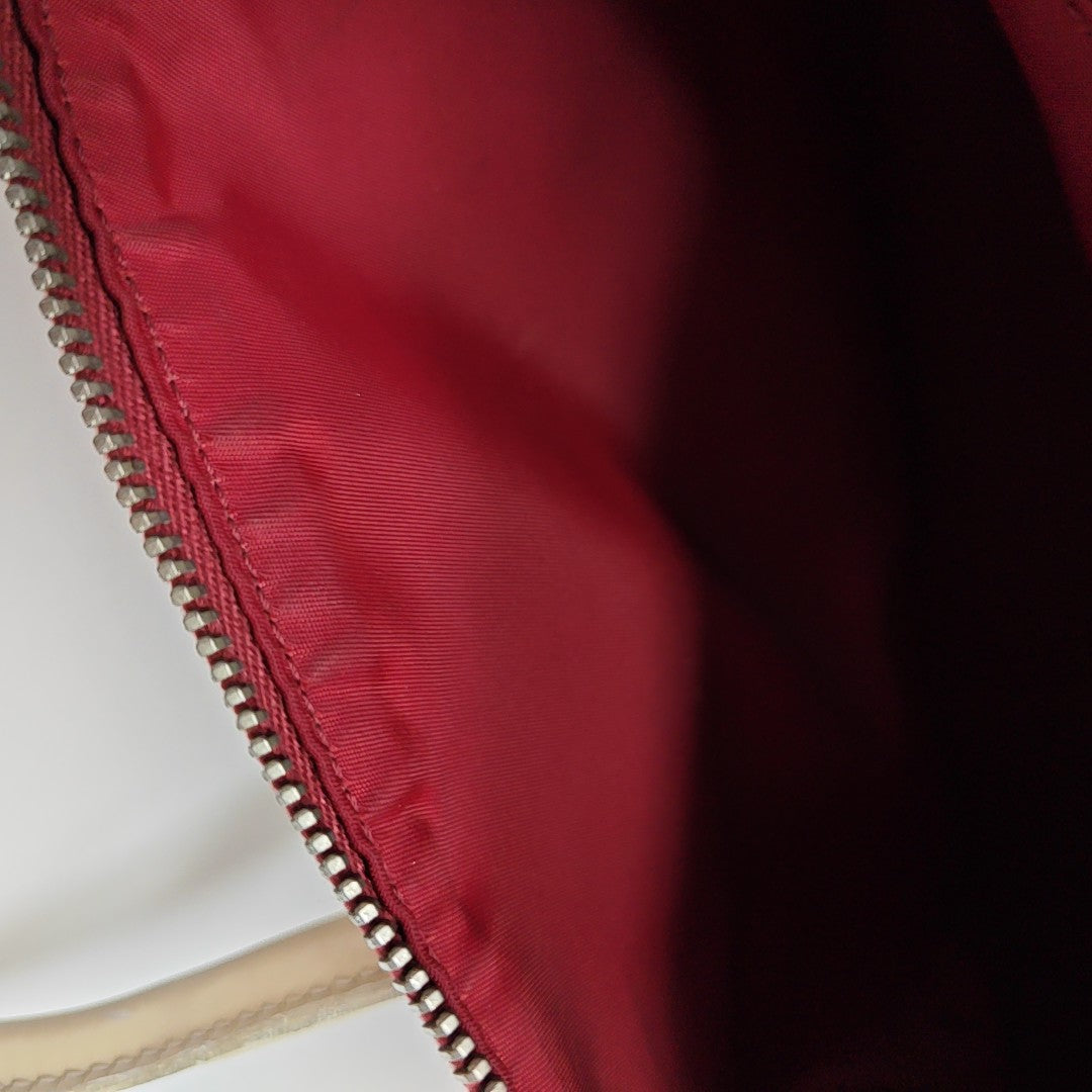 Rasta Oblique Coated Canvas Red