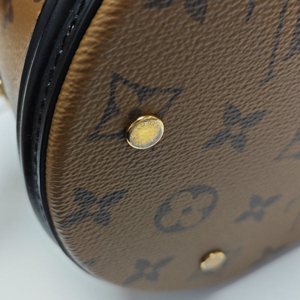 CANNES PM Monogram Coated Canvas Brown