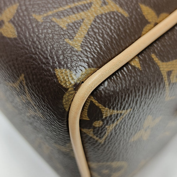 SPEEDY 20 Monogram Coated Canvas Brown