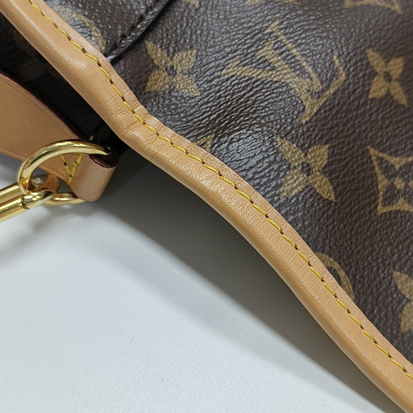 DIANE Monogram Coated Canvas Brown