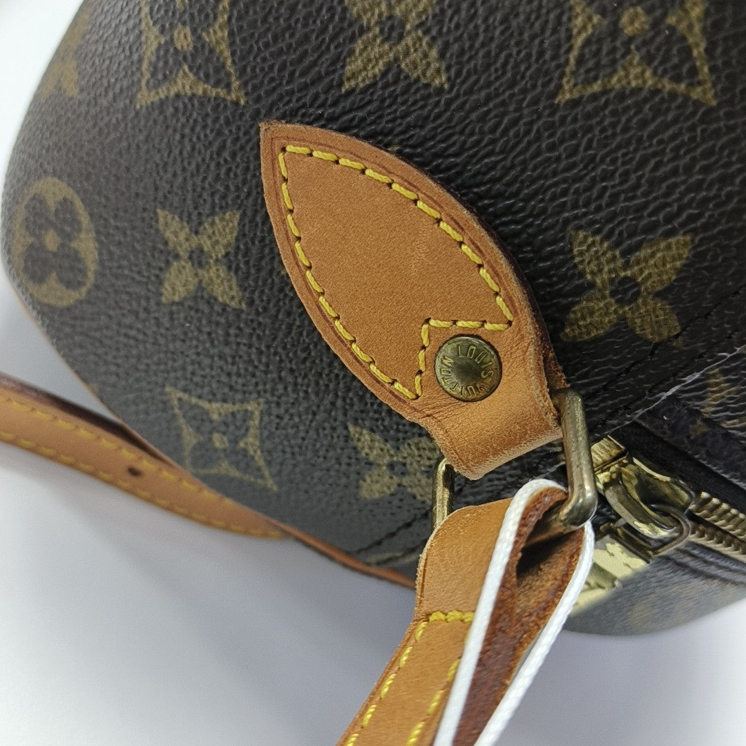 BLOIS PM Monogram Coated Canvas Brown