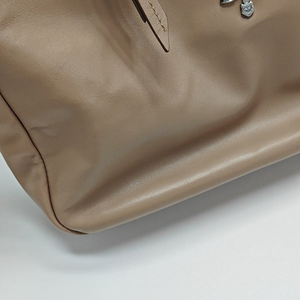Calfskin Top Handle Bag Pink