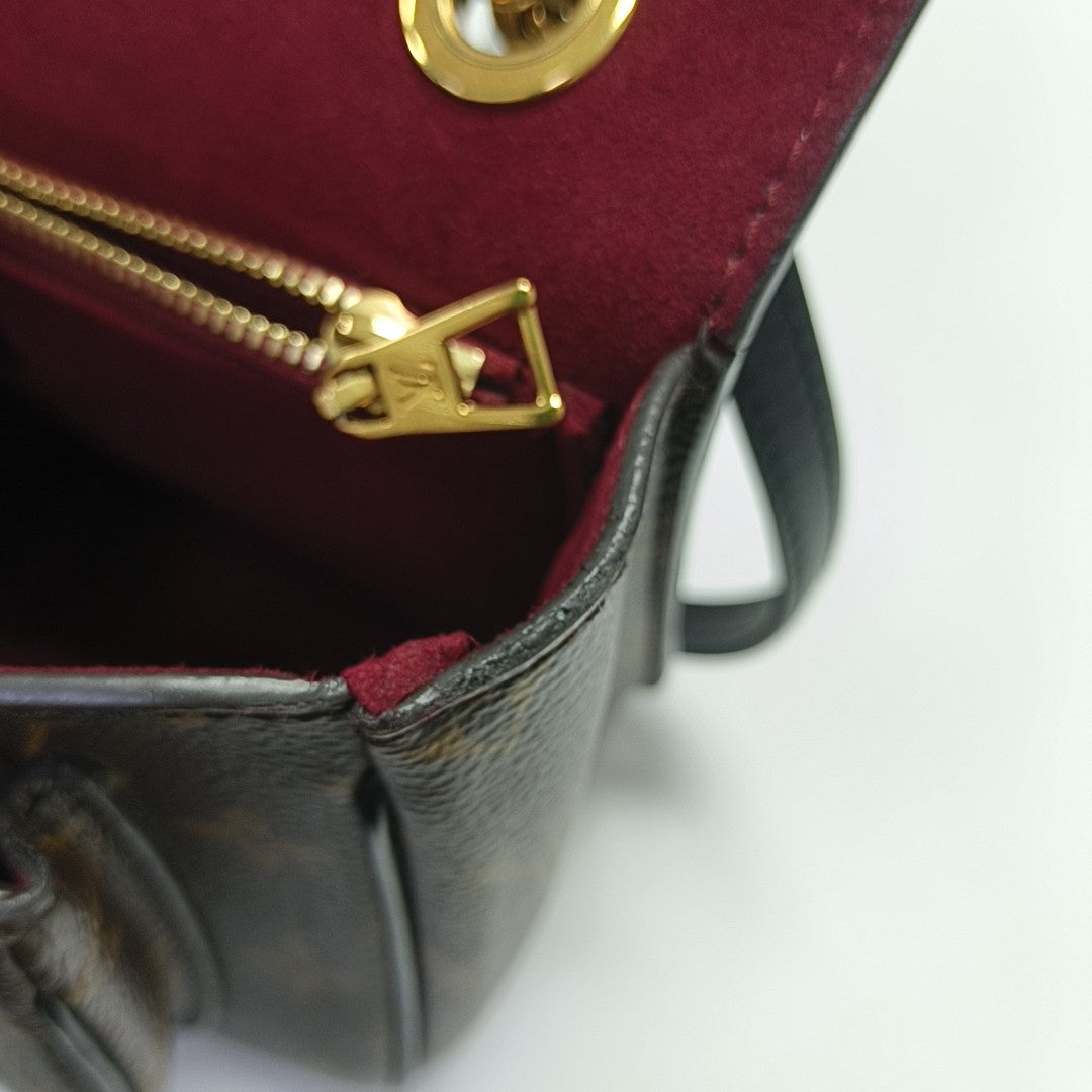 PASSY Monogram Coated Canvas Brown