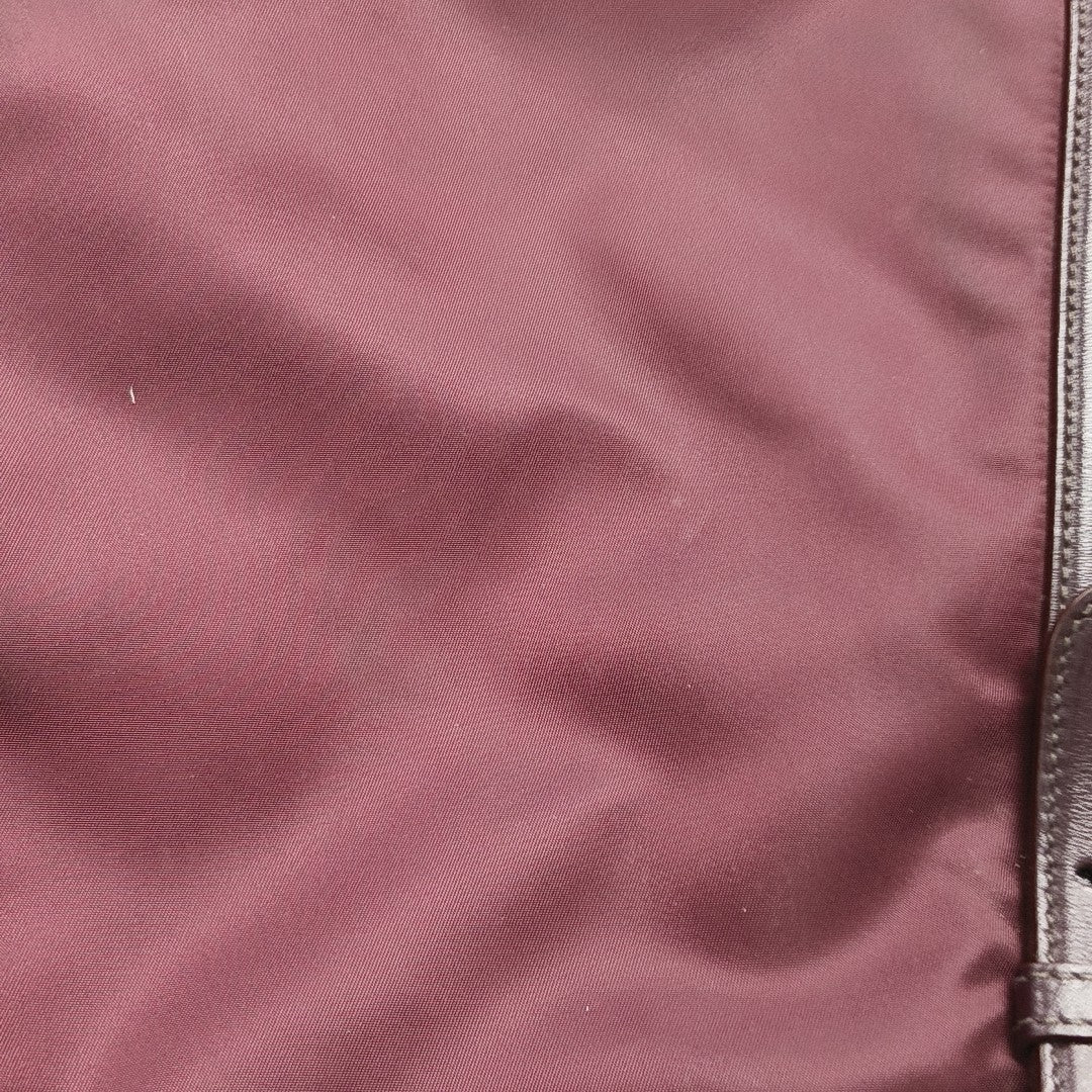 Nylon Tote Bag Red
