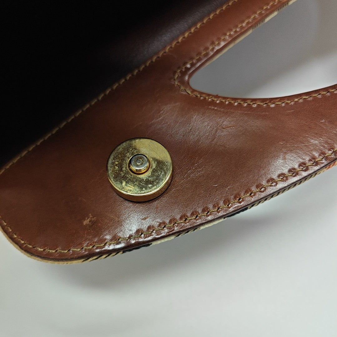 Coated Canvas Tote Bag Beige
