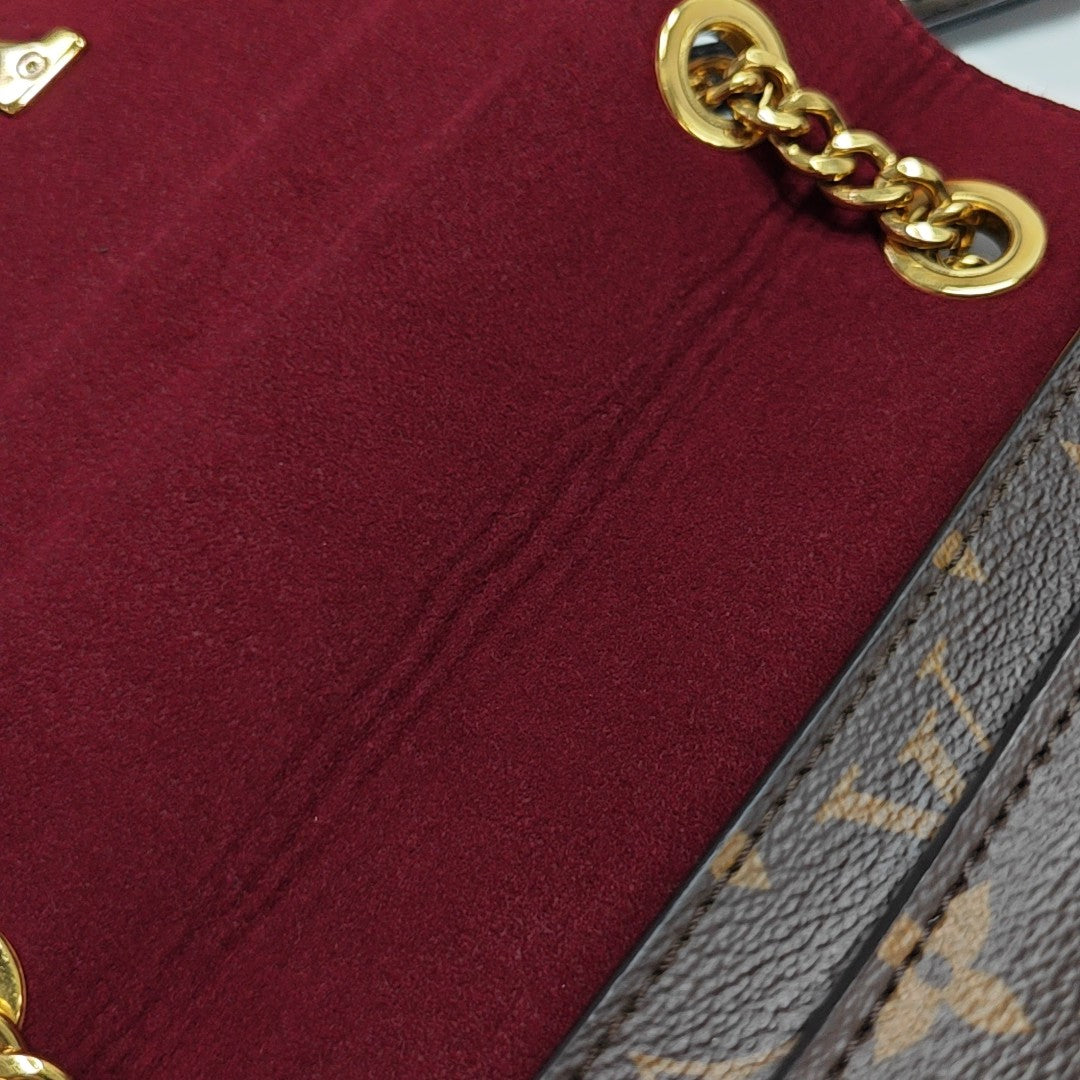 PASSY Monogram Coated Canvas Brown
