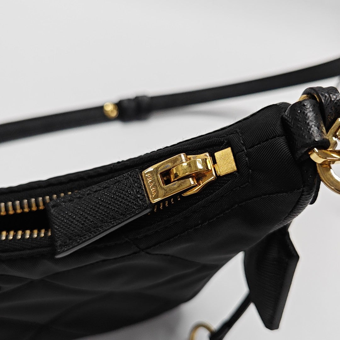 Re-Edition Mini Quilted Nylon Black