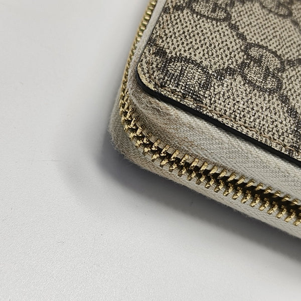 Monogram Coated Canvas Wallet Brown