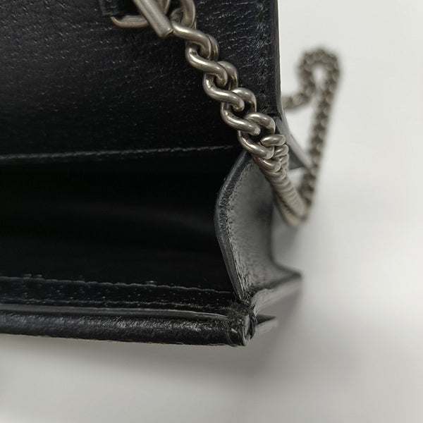 Dionysus Super Mini Monogram Denim Black
