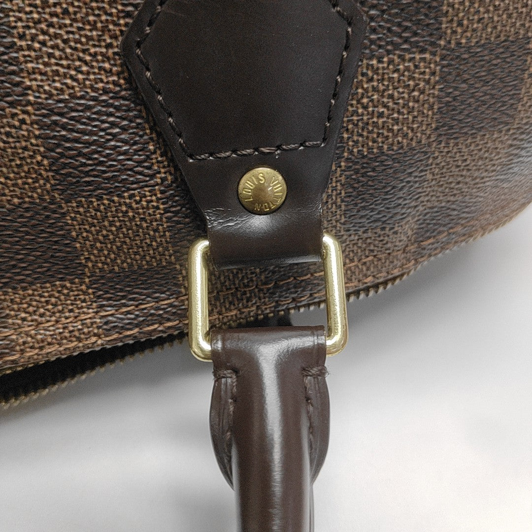 SPEEDY 30 Damier Ebene Coated Canvas Brown