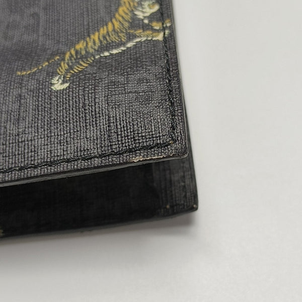 GG Supreme Monogram Coated Canvas Black
