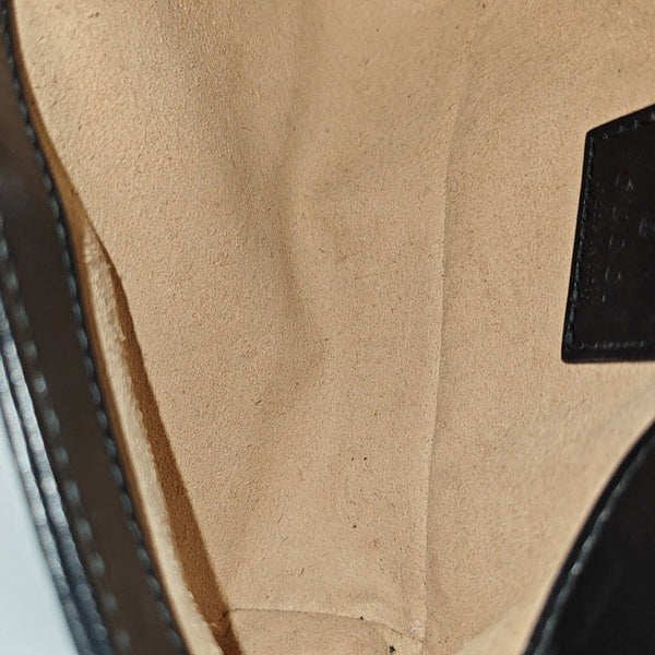 GG Marmont Mini Quilted Calfskin Black