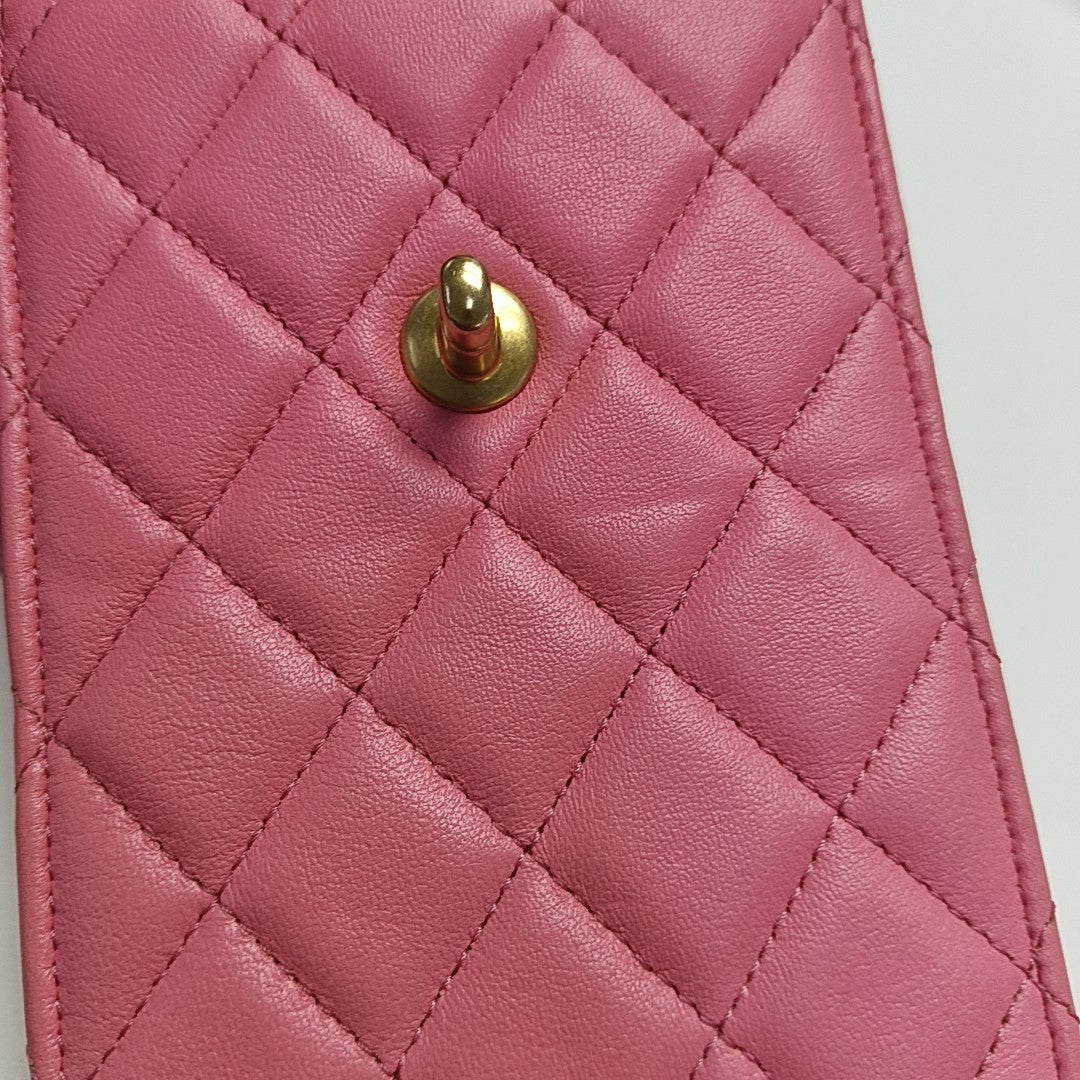 Quilted Lambskin Pink