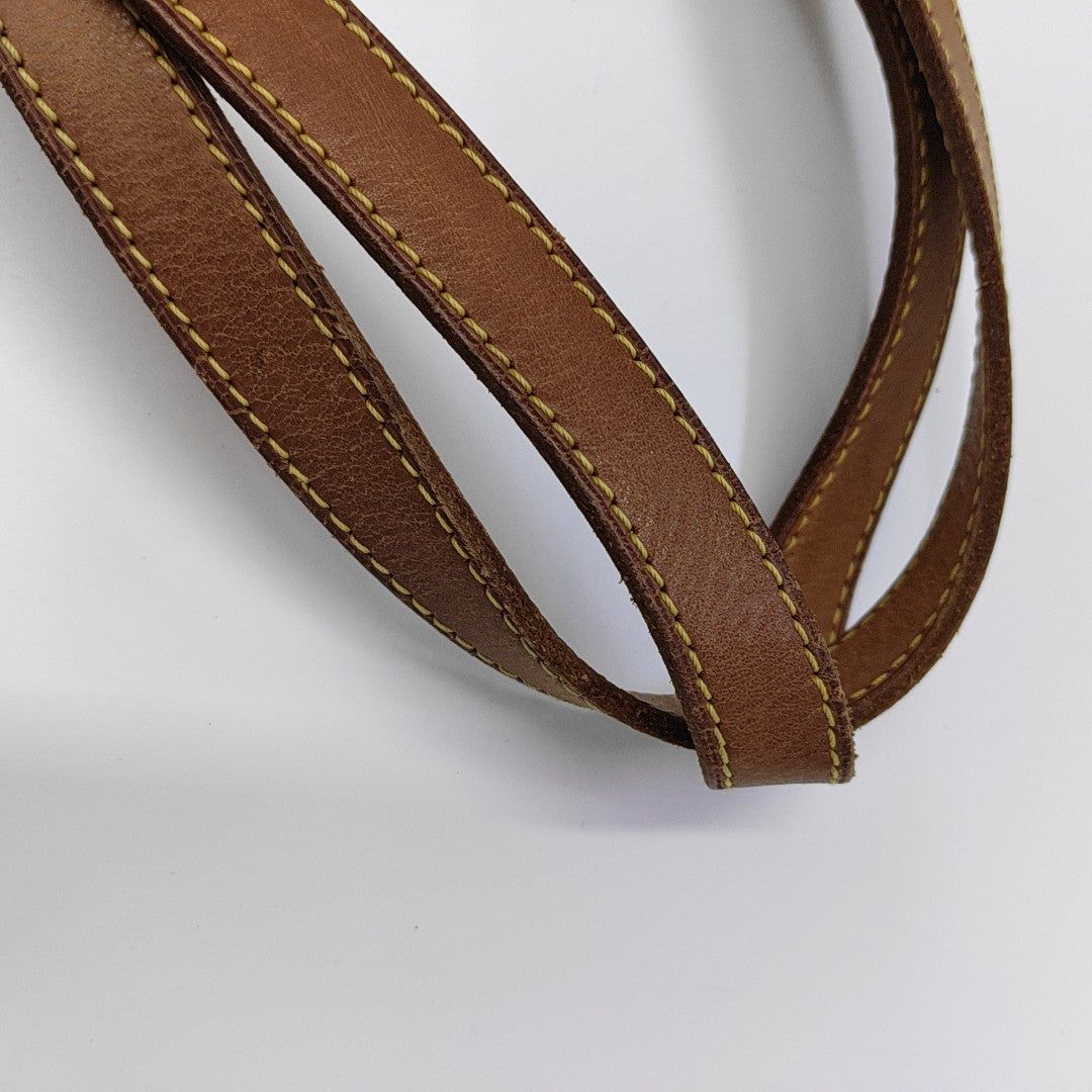 VINTAGE VAVIN GM Monogram Coated Canvas Brown