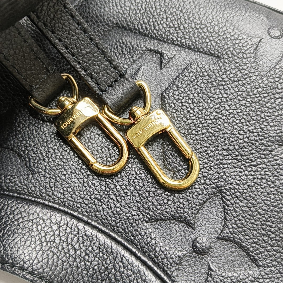 BAGATELLE Monogram Calfskin Black