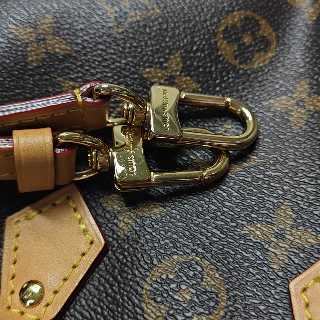 SPEEDY Nano Monogram lona revestida marrón