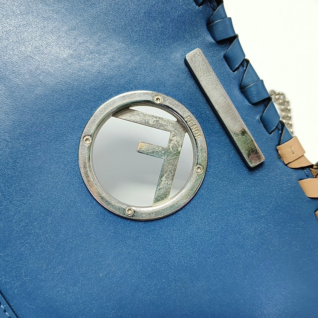 Authenticated pre-owned  Kan I F Calfskin Blue - Shoulder Bag at Looply