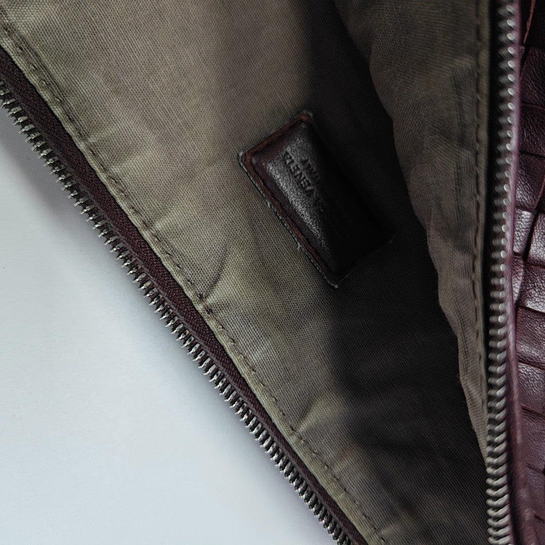 Lambskin Clutch Red