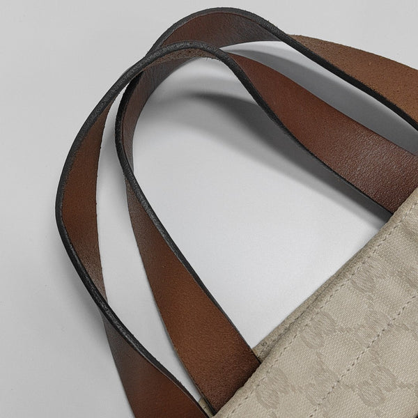 Monogram Canvas Shoulder Bag White