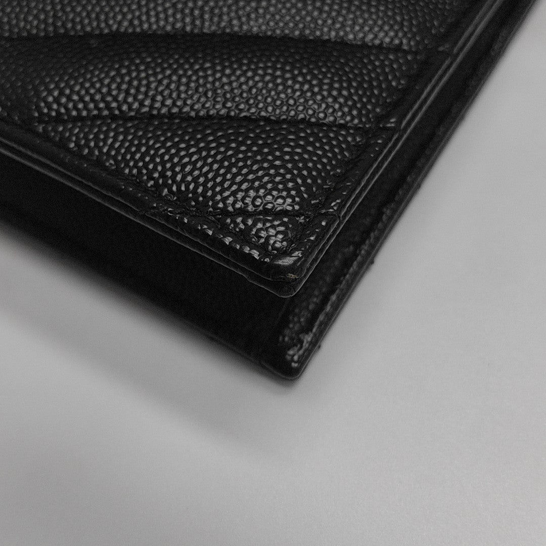 MONOGRAM WOC Chevron Calfskin Black