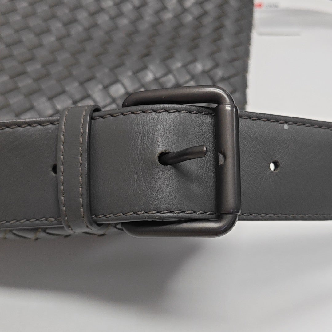 Calfskin Shoulder Bag Gray