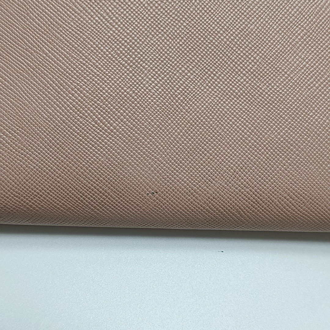 Saffiano Calfskin Shoulder Bag Pink